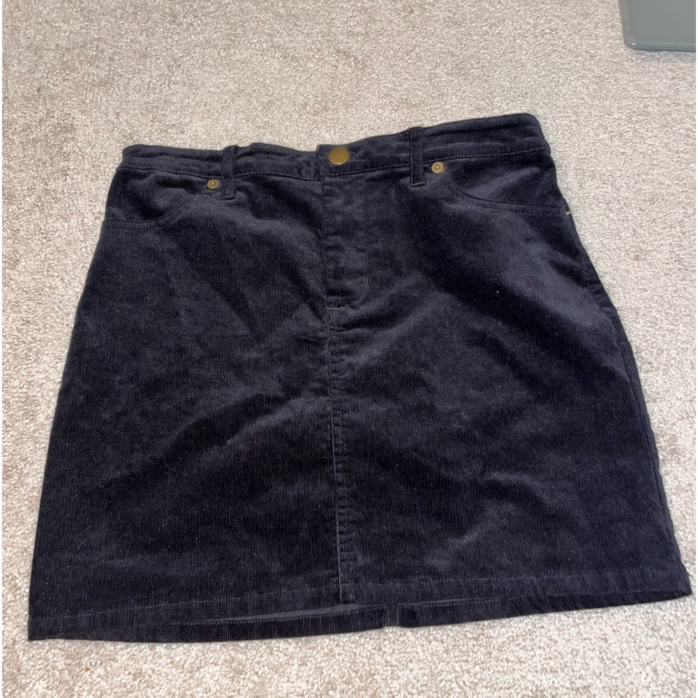 Velour skirt